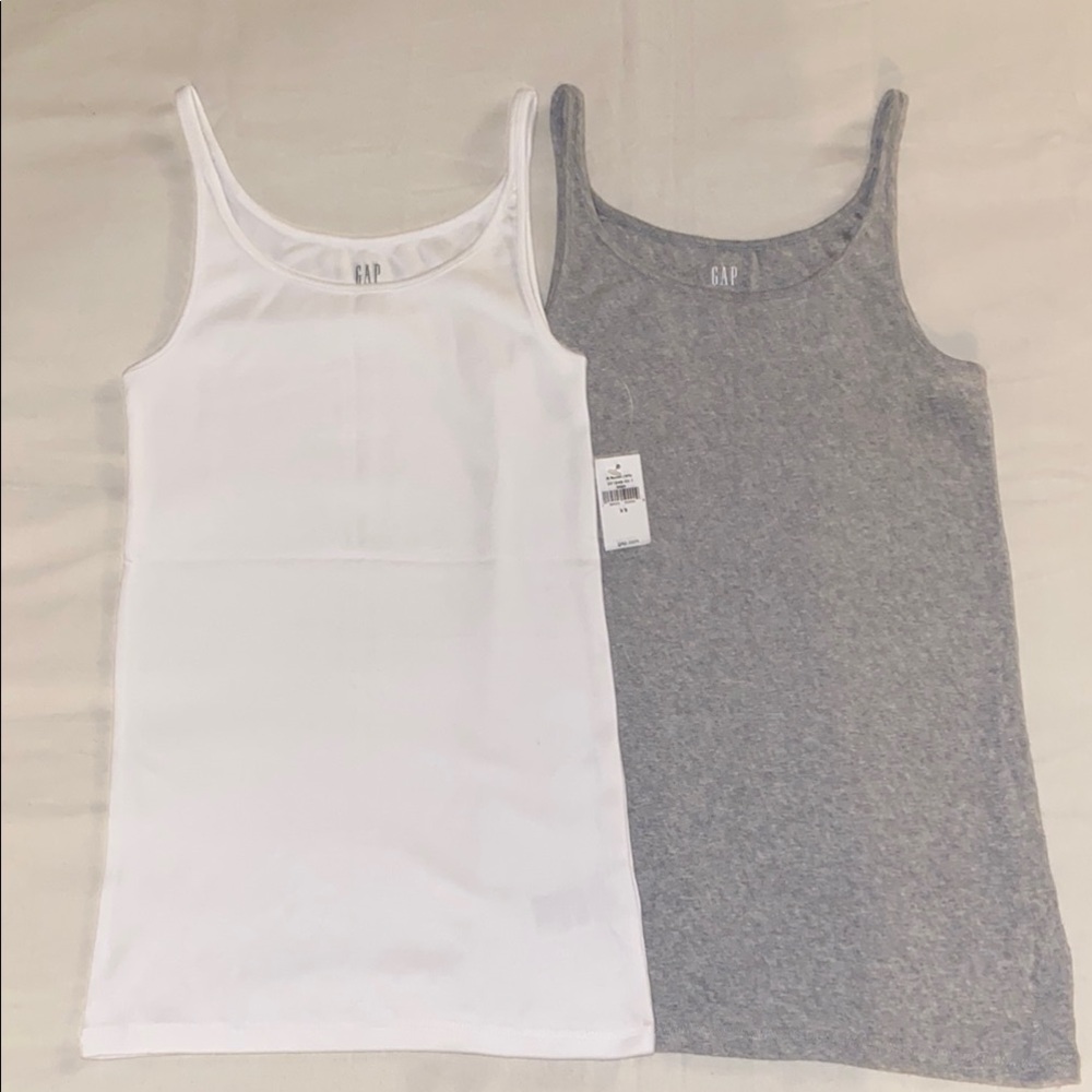 Gap Modern Tank - Set of 2 - White & Grey